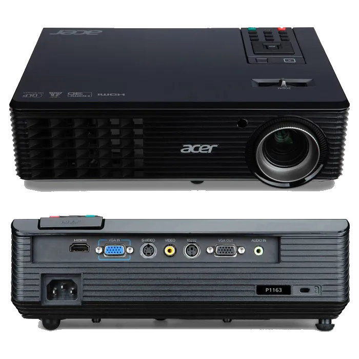 Замена лампы Acer P1163